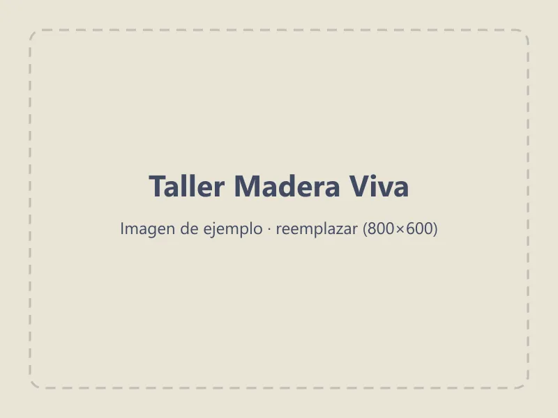 Tienda online del Taller Madera Viva